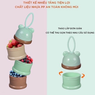 Hộp đựng sữa bột 3 ngăn