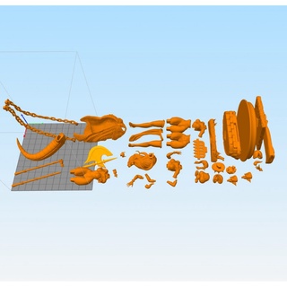 File in 3D mô hình Battle Axe Bowsette - Games
