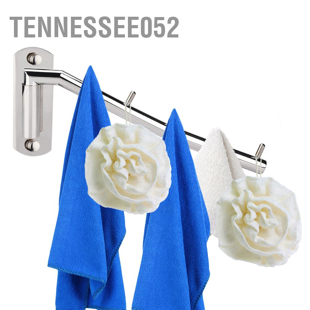 [Hàng HOT] Móc treo quần áo gắn tường bằng thép không gỉ có cánh tay xoay【Tennessee052】