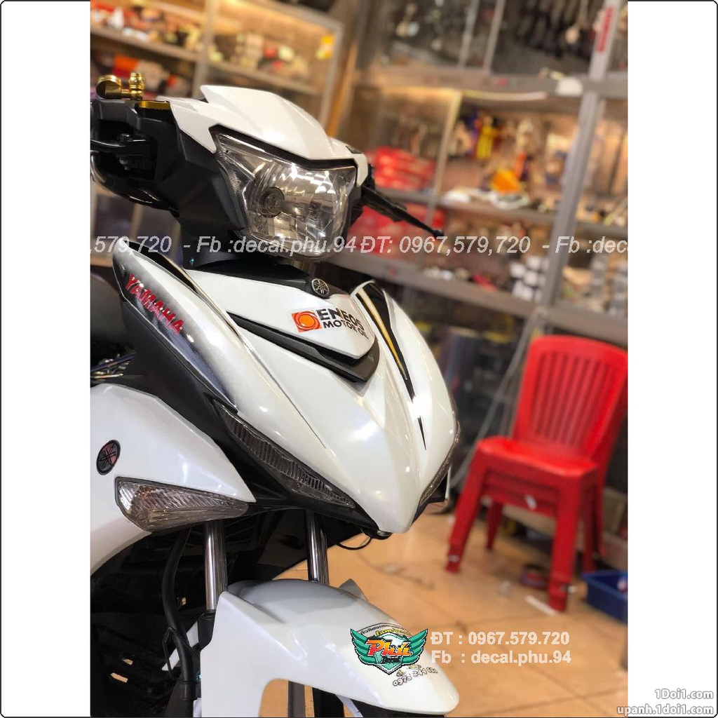 Tem rời Exciter 150 Trắng đen Y15ZR (J)