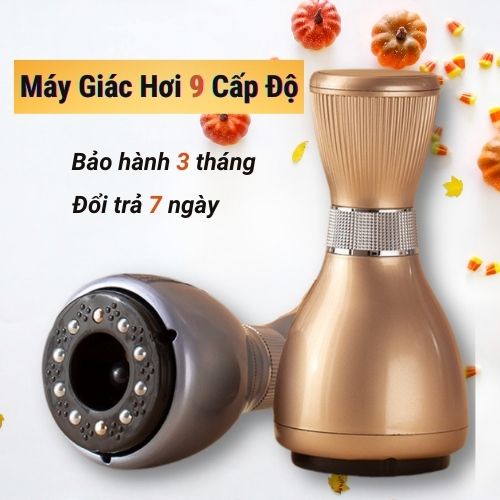 Máy Giác Hơi 9 Cấp, Đả Thông Kinh Lạc, Cạo Gió Mẫu Mới 2022