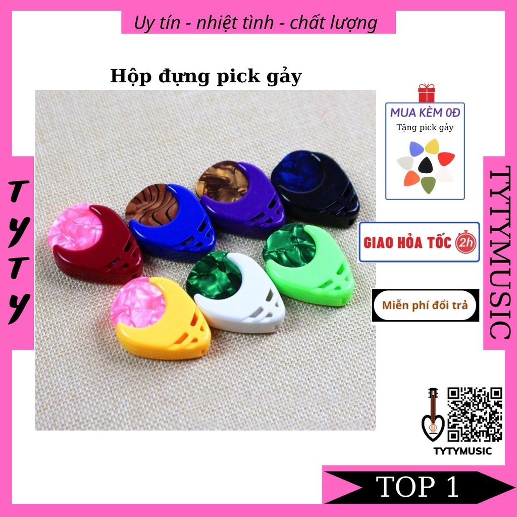 Hộp Đựng Pick Gảy Đàn Guitar và Ukulele tiện lợi TYTYmusic