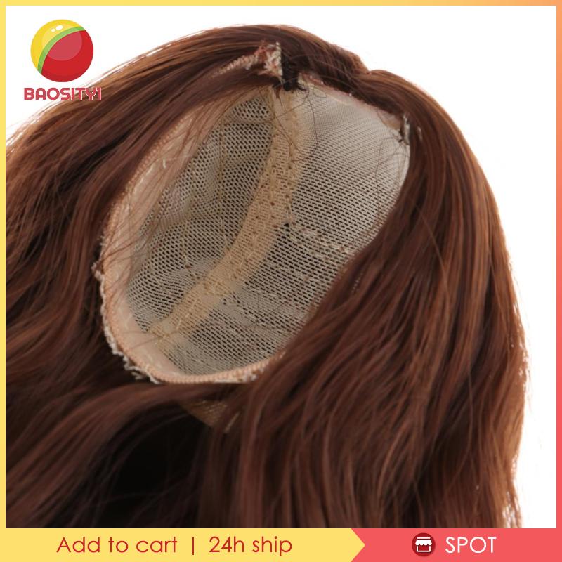 Tóc Giả Xoăn Màu Nâu Cho Búp Bê Tỉ Lệ 1 / 4