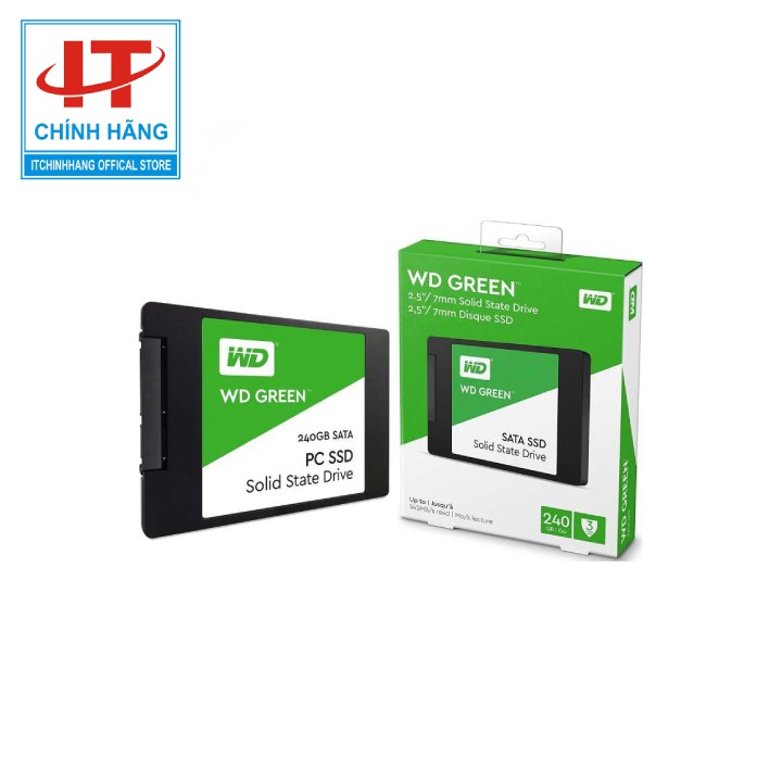 (Hàng Chính Hãng) SSD WD Green 240Gb Giá Rẻ - FPT phân phối