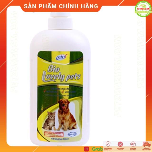 Sữa tắm cho chó mèo Bio Lovely Pet  FREESHIP 70K  khử mùi hôi dưỡng lông 150ml | 450ml | 500ml | PetZoneHCM