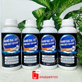 Dung dịch tạo khói - nano bạc aht - sạch khuẩn, khử mùi chai 1l