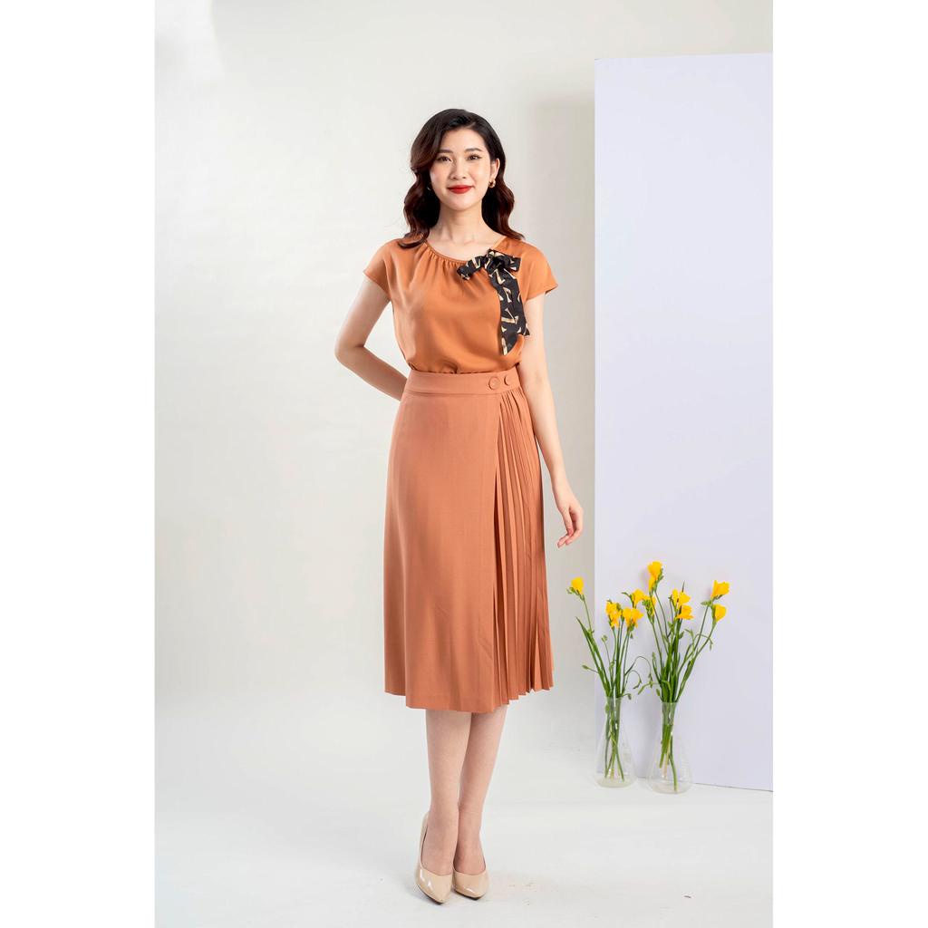 Zuýp Xòe Xếp Ly MMOutfit M-JU021120001