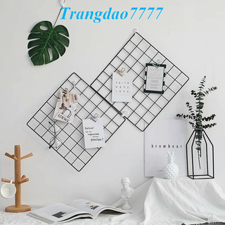 (Chọn Màu+Size) Khung Hình Lưới Sắt Nghệ Thuật Trang Trí Decor Phòng Ngủ Picture Frame