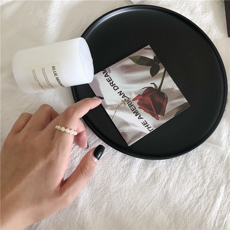 Nhẫn nữ thiết kế đơn giản phong cách Hàn Quốc