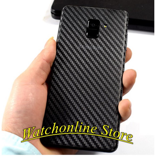 Miếng Dán  Carbon Mặt Lưng Samsung Galaxy A7/ A8 / A9 2018 A30 A50 A20 A10 Chống Vân Tay