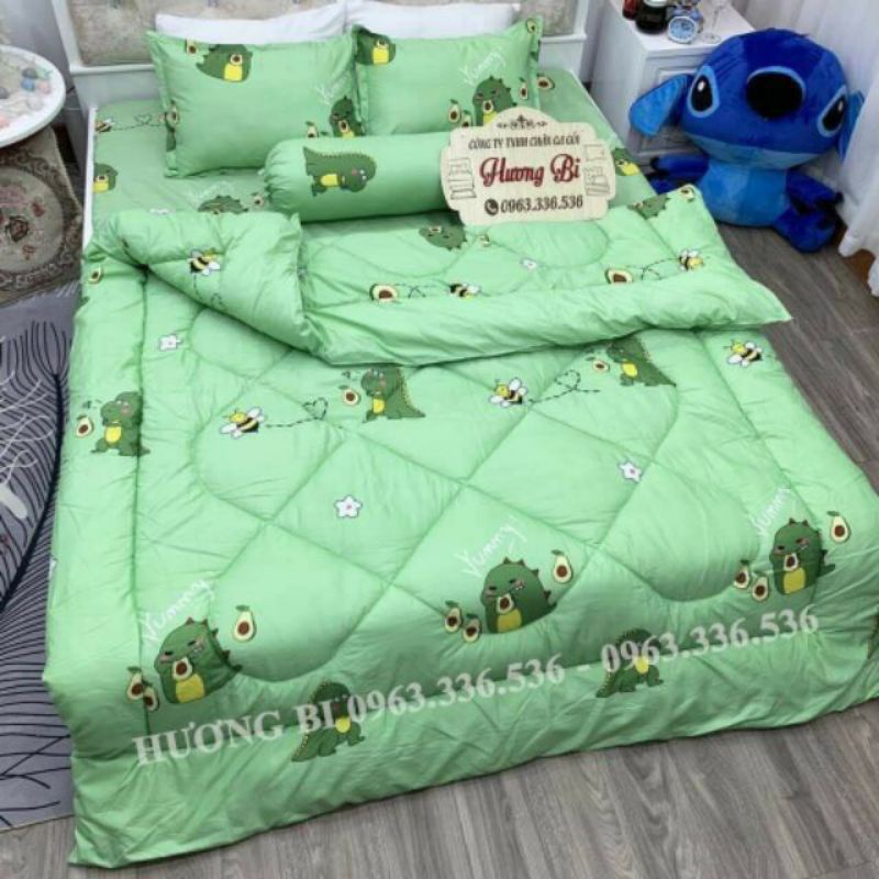 Sét chăn phao dầy dặn 5 món siêu xinh