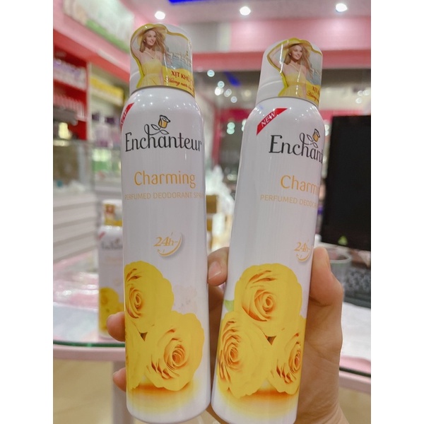 Xịt khử mùi enchanteur hương nước hoa 150ml charming