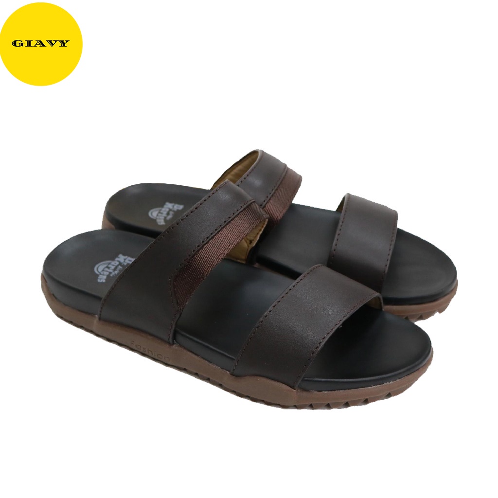 Dép da nam, dép nam thời trang đế doctor Z007 - GIÀY GIAVY