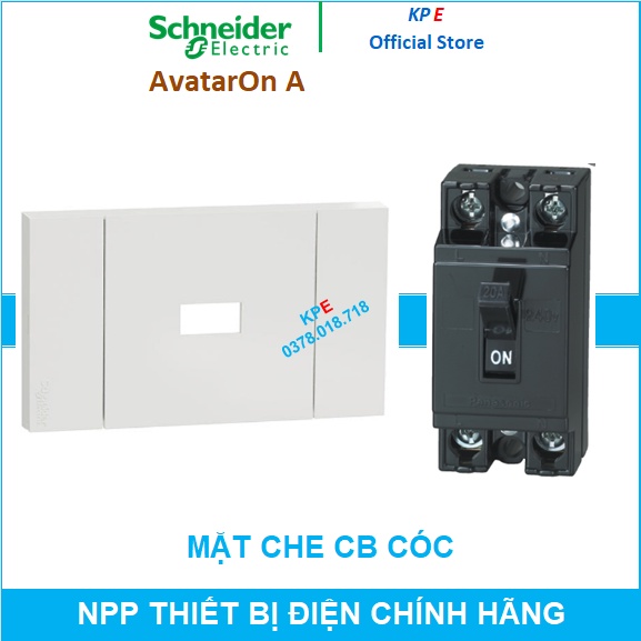 MẶT NẠ CHO CB CÓC CB ĐEN CẦU DAO AN TOÀN SB HB M3T01SB_WE SCHNEIDER AVATARON A - KPE ELECTRIC