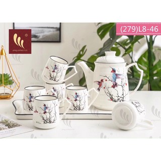 Bộ ấm chén kèm khay