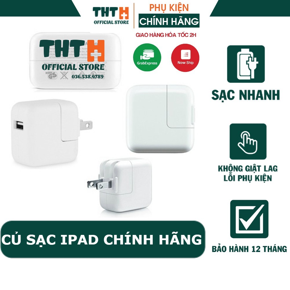 củ sạc nhanh 12w củ sạc cho ip ipa Bảo hành 12 Tháng