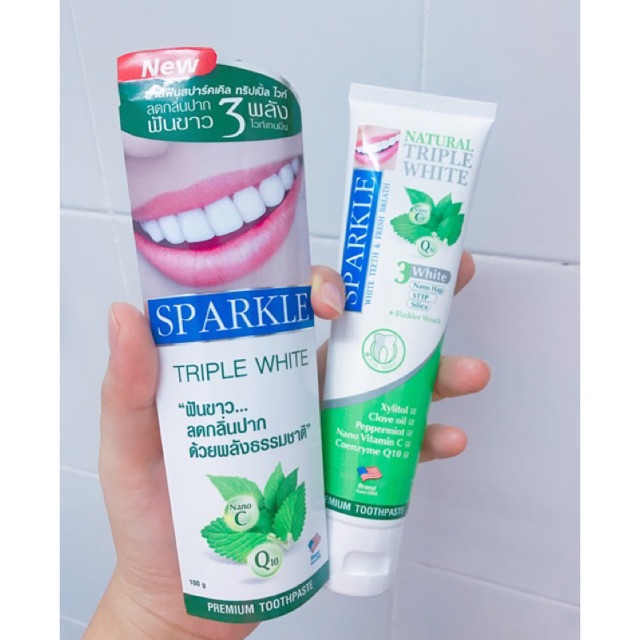 Kem đánh răng siêu trắng SPARKLE Thái Lan