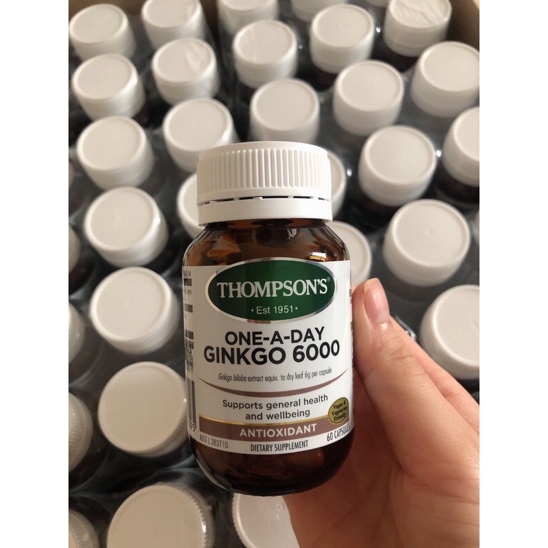 Viên uống bổ não Thompson Ginkgo 6000 One A Day