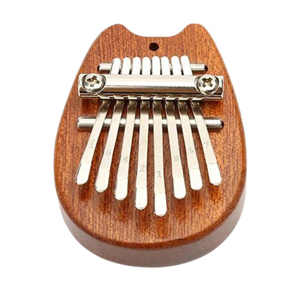 Đàn Kalimba 8 Phím Bằng Gỗ Gụ Chất Lượng Cao Cho Bé