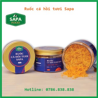 Ruốc cá hồi tươi Sapa lọ 100gr chuẩn 100% không chất bảo quản - Khách đặt tới đâu làm tới đó