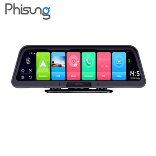 Camera hành trình Phisung Q98 đặt taplo ô tô tích hợp 4G, Wifi, GPS ,10 inch