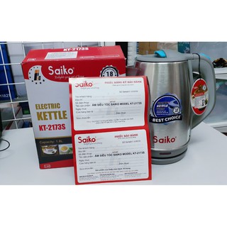 Ấm siêu tốc Saiko KT-2173S