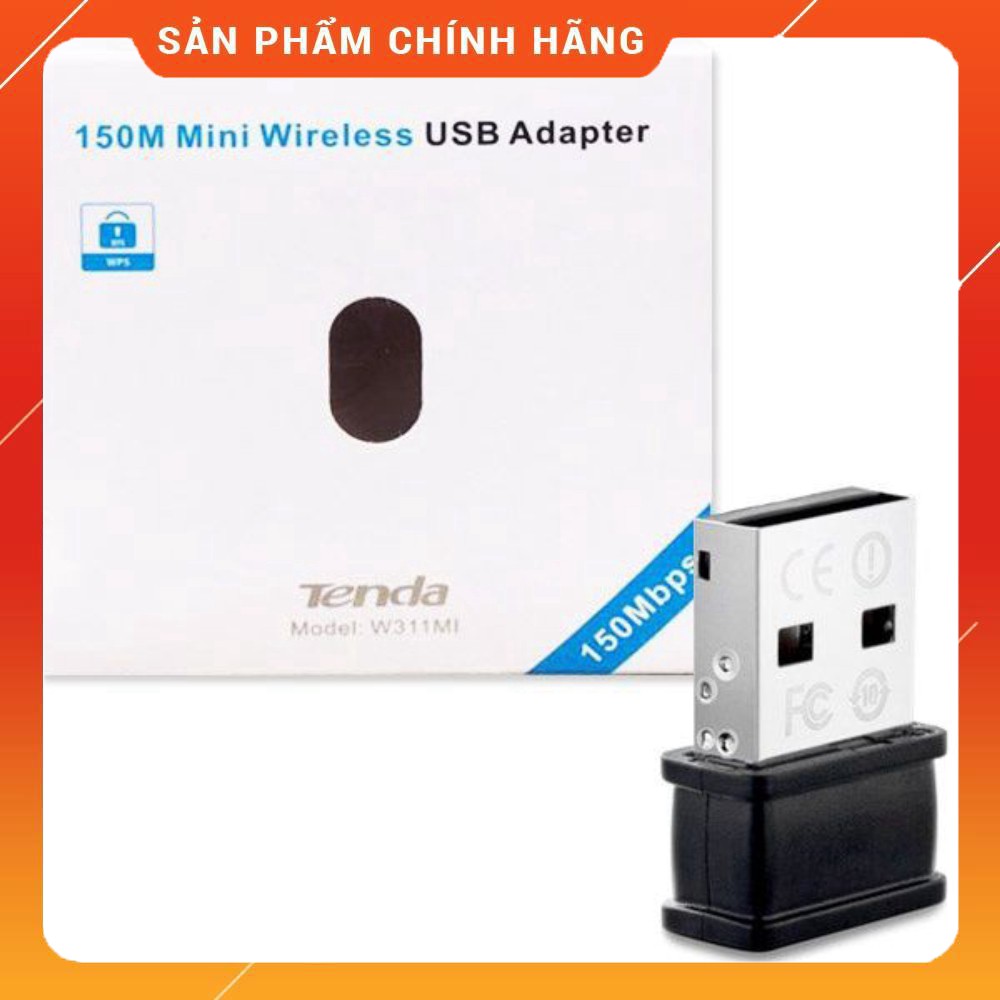 USB Wifi Tenda Chuẩn N 150Mbps W311MI - hàng chính hãng, giá tốt nhất