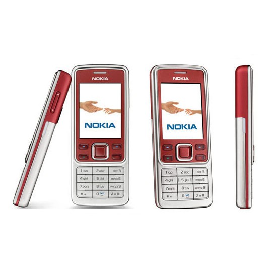Điện Thoại Nokia 6300 Kèm Phụ  Kiện_Zin Chính Hãng Siêu Bền Màu Đỏ