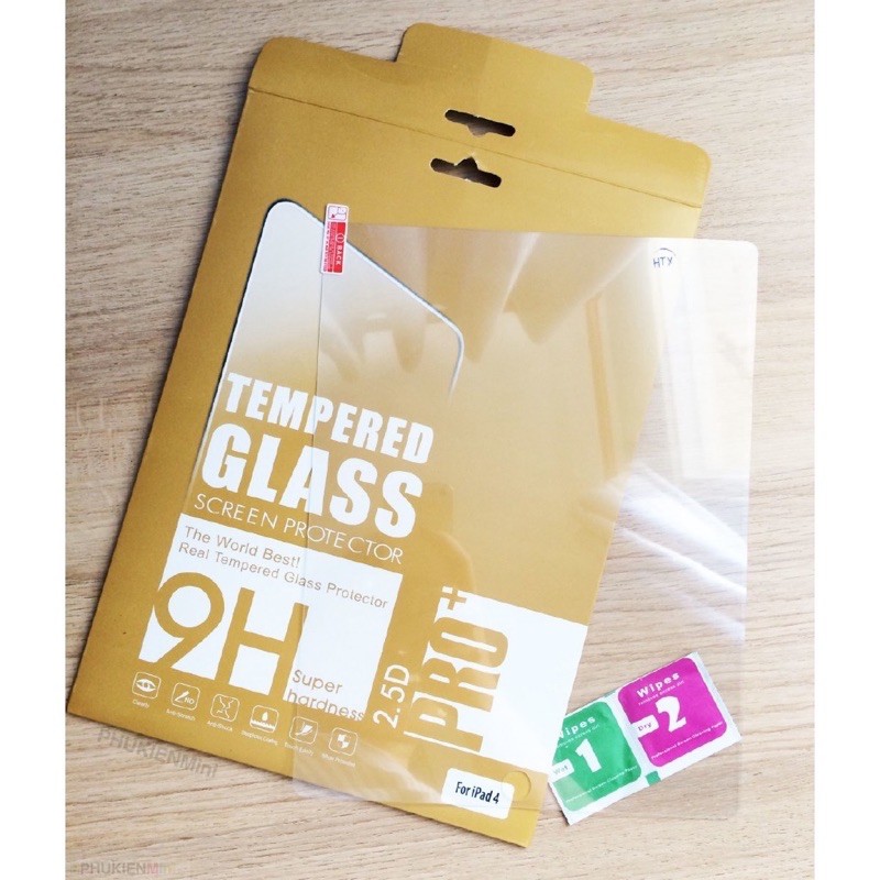 Kính Cường lực iPad mini1.2.3/mini4.5/iPad 2.3.4/Air1-2/Air3(10.5)iPad 10.2 gen7/gen8 /