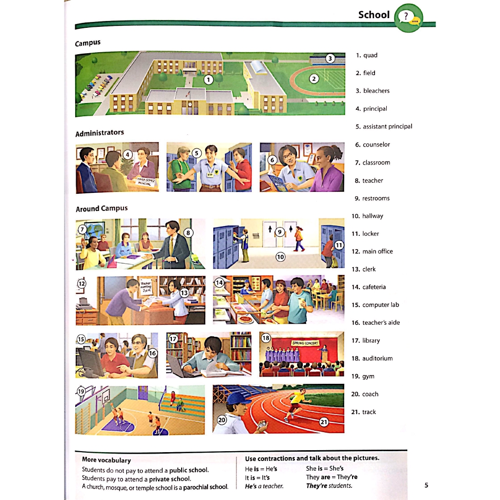 Sách - Oxford Picture Dictionary Third Edition: Monolingual Dictionary