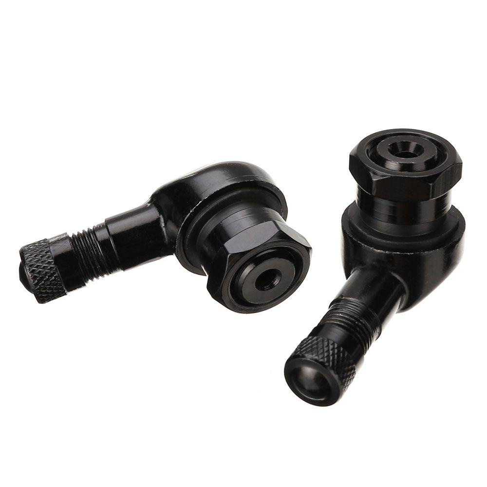 Bộ 2 Van Lốp Xe CNC 90 Độ Bằng Nhôm Bền Bỉ Chất Lượng Cao Cho Xe Máy