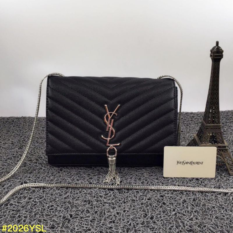 Túi Xách Da Ysl Chevron Kate 2026ysl Sang Trọng Cho Nữ