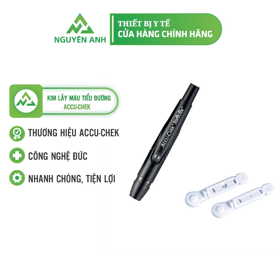 Kim lấy máu Accu chek, Kim lấy máu đo nồng độ đường huyết  - Y Tế Nguyên Anh