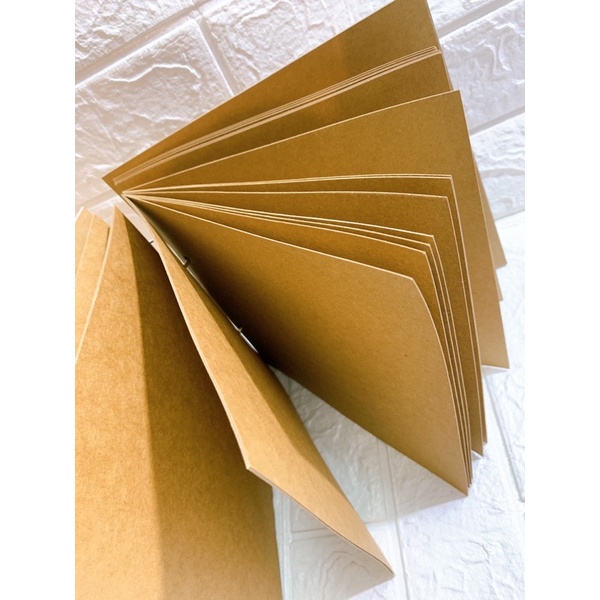 Combo 5-10 tờ giấy kraft kích thước 20x20cm định lượng 200-400gsm dùng làm nền scrapbook