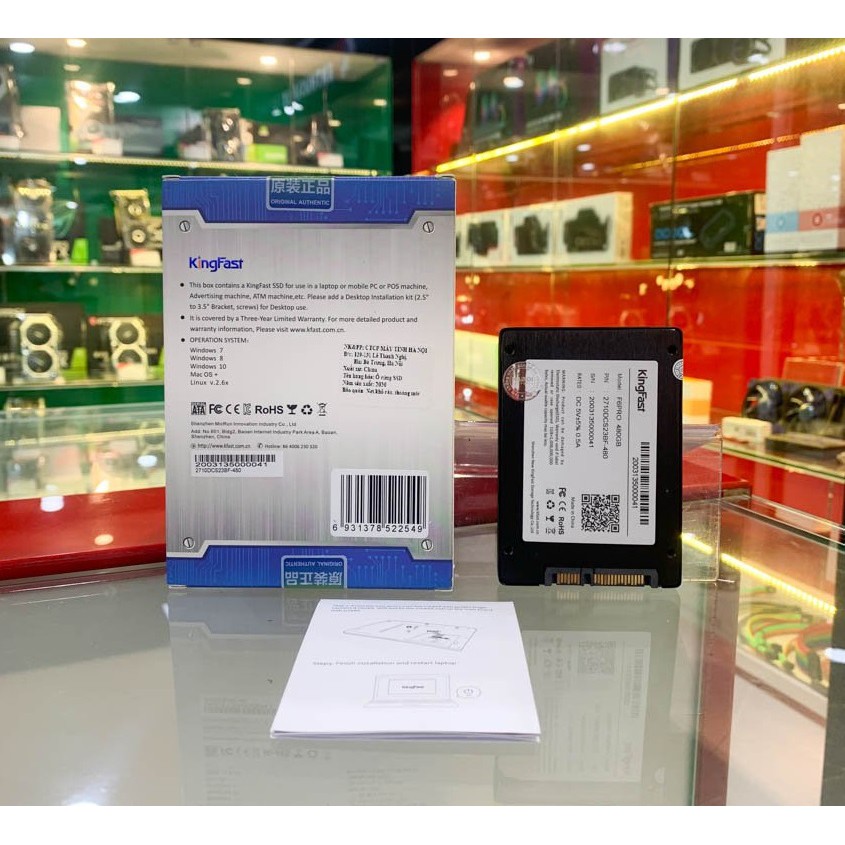 [Mã ELMS05 giảm 5% đơn 300k]Ổ cứng SSD Kingfast 120Gb 240Gb F6 2.5 inch SATA3 Chính Hãng HNC Phân Phối | BigBuy360 - bigbuy360.vn