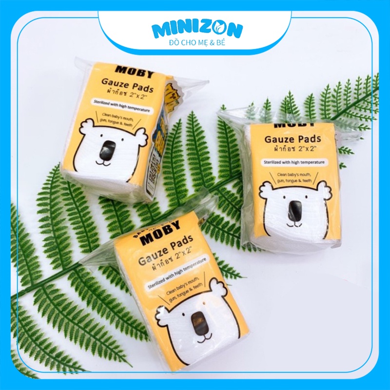 Gạc Rơ Lưỡi Baby Moby 50 Miếng Cho Bé Chính Hãng