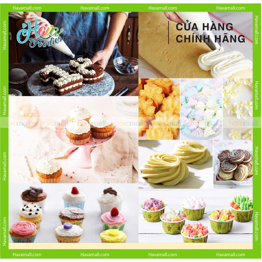 Túi Bắt Bông Kem 8 Cái Havafood