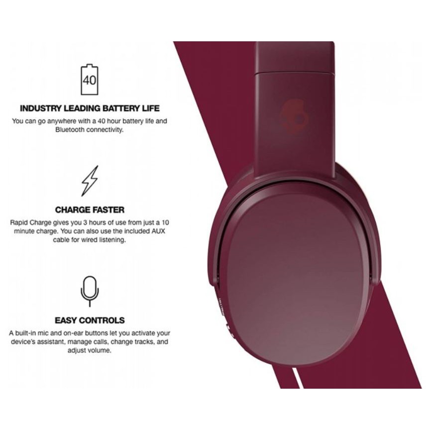 Tai Nghe Chụp Tai Bluetooth Skullcandy Crusher Wireless | BigBuy360 - bigbuy360.vn