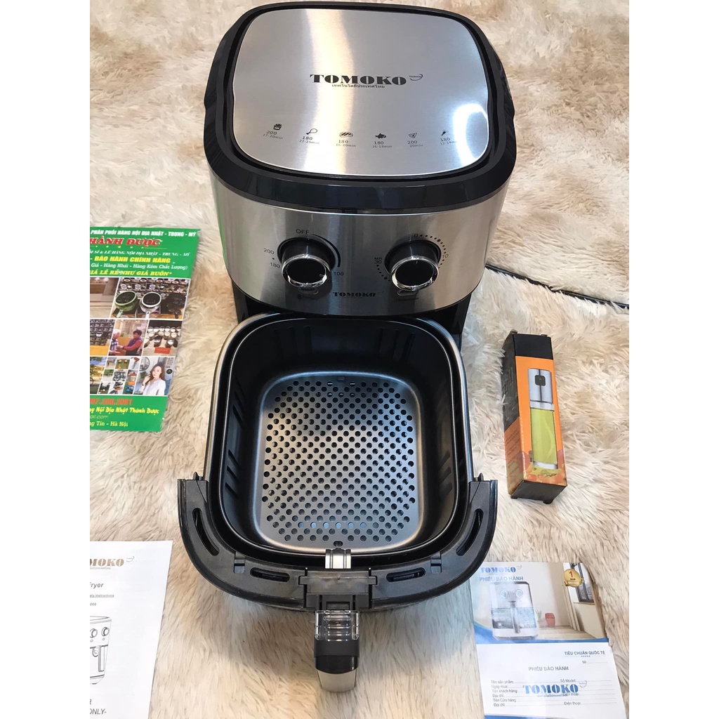 NỒI CHIÊN KHÔNG DẦU 2GOOD S20 HÀNG CHÍNH HÃNG TẶNG XỊT DẦU VÀ GĂNG TAY CHỐNG NÓNG