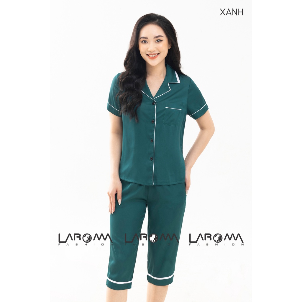 Bộ pijama trơn lửng nữ Laroma