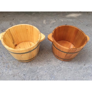 Chậu gỗ ngâm chân