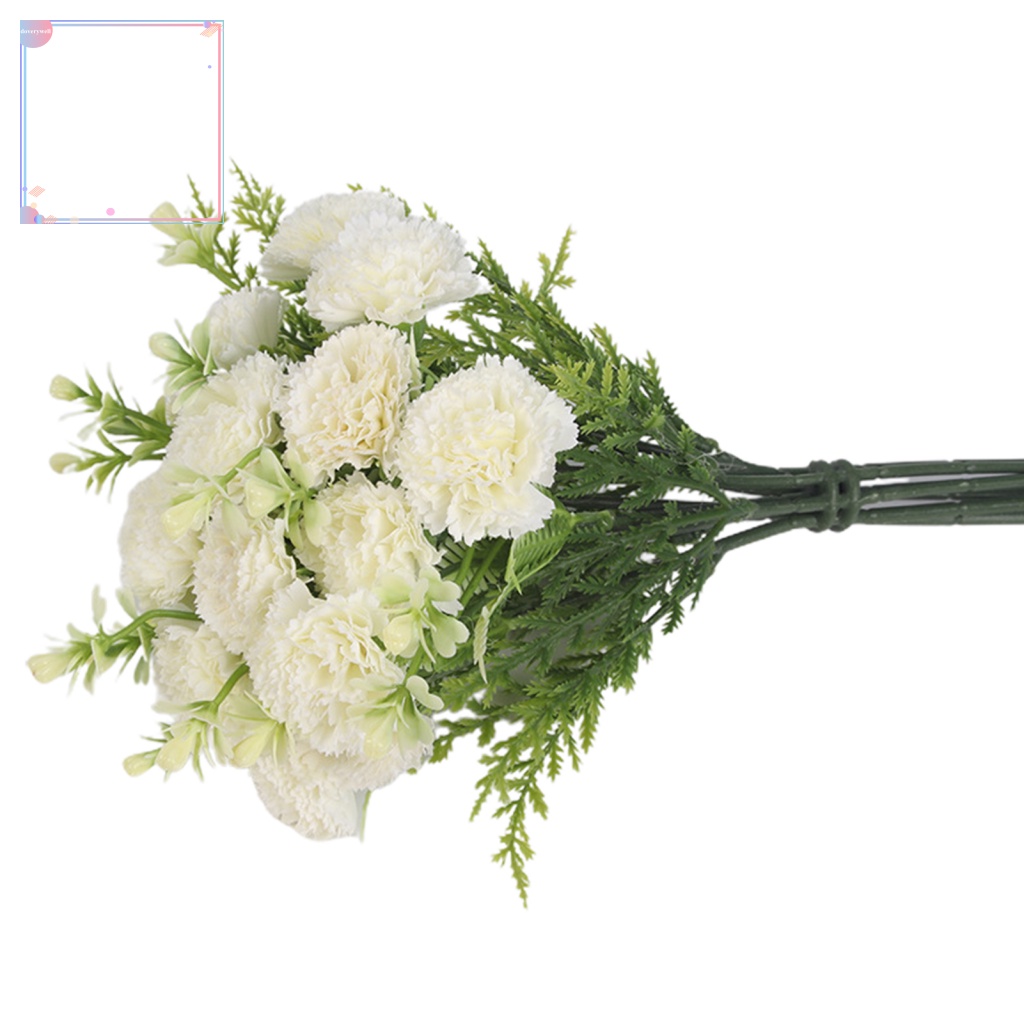 (DOV) 1 Nhánh Hoa Cẩm Chướng Giả Lụa Bắt Mắt Linh Hoạt