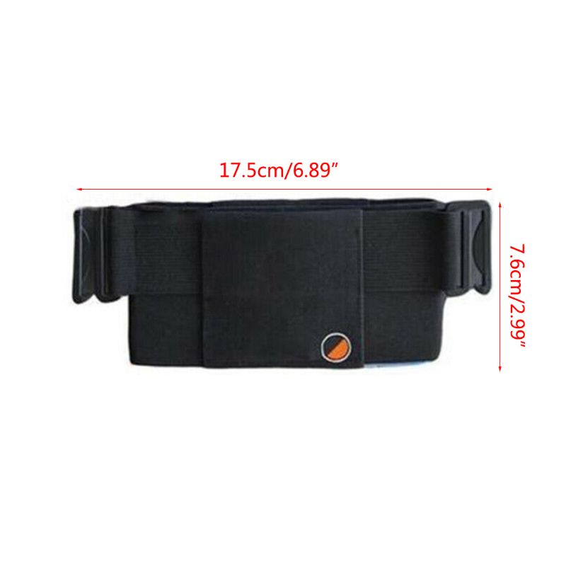 Túi đeo chéo vai polyester siêu mỏng co giãn vô hình đa năng kèm móc đeo dây nịt phong cách thể thao dành cho nam và nữ