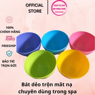 Bát dẻo trộn măt nạ chuyên dùng trong spa và thẩm mỹ viện - [Freeship toàn quốc]