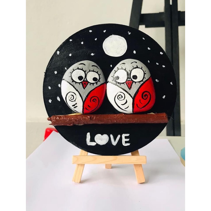 Đá sỏi sáng tạo combo 20 viên 5-7 cm