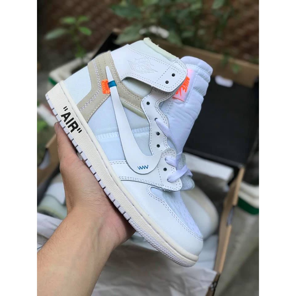 Giày Jordan 1 off white cao cổ-free ship