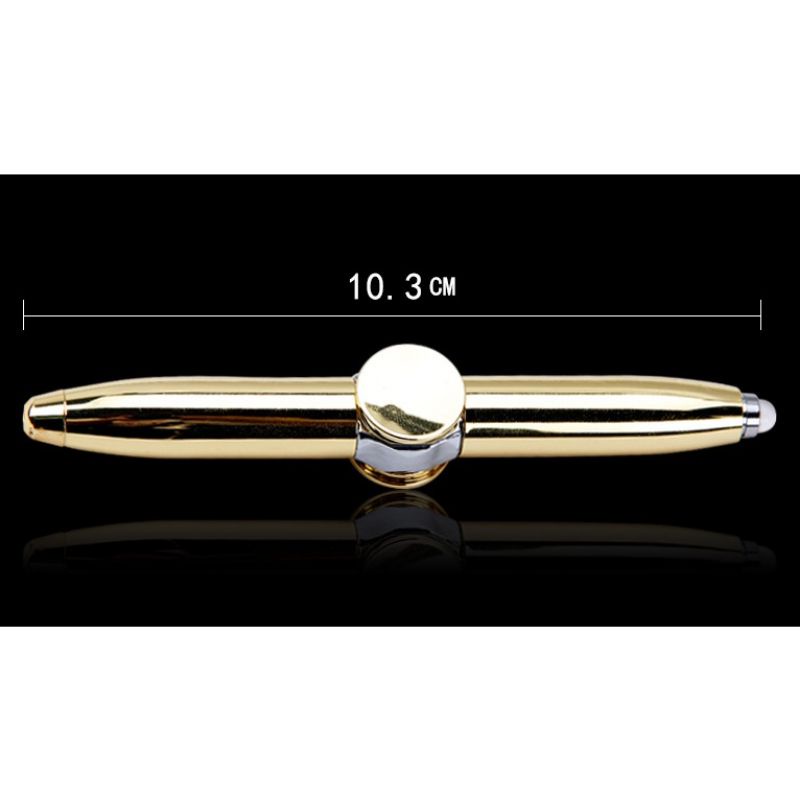 Bút Con quay hồi chuyển đa năng đèn pin viết đồ chơi led giảm căng thẳng V22