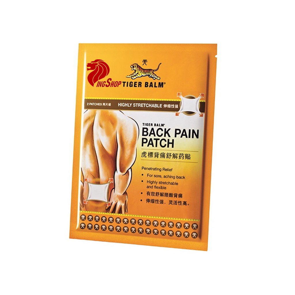 Miếng dán tiger balm back pain patch Singapore
