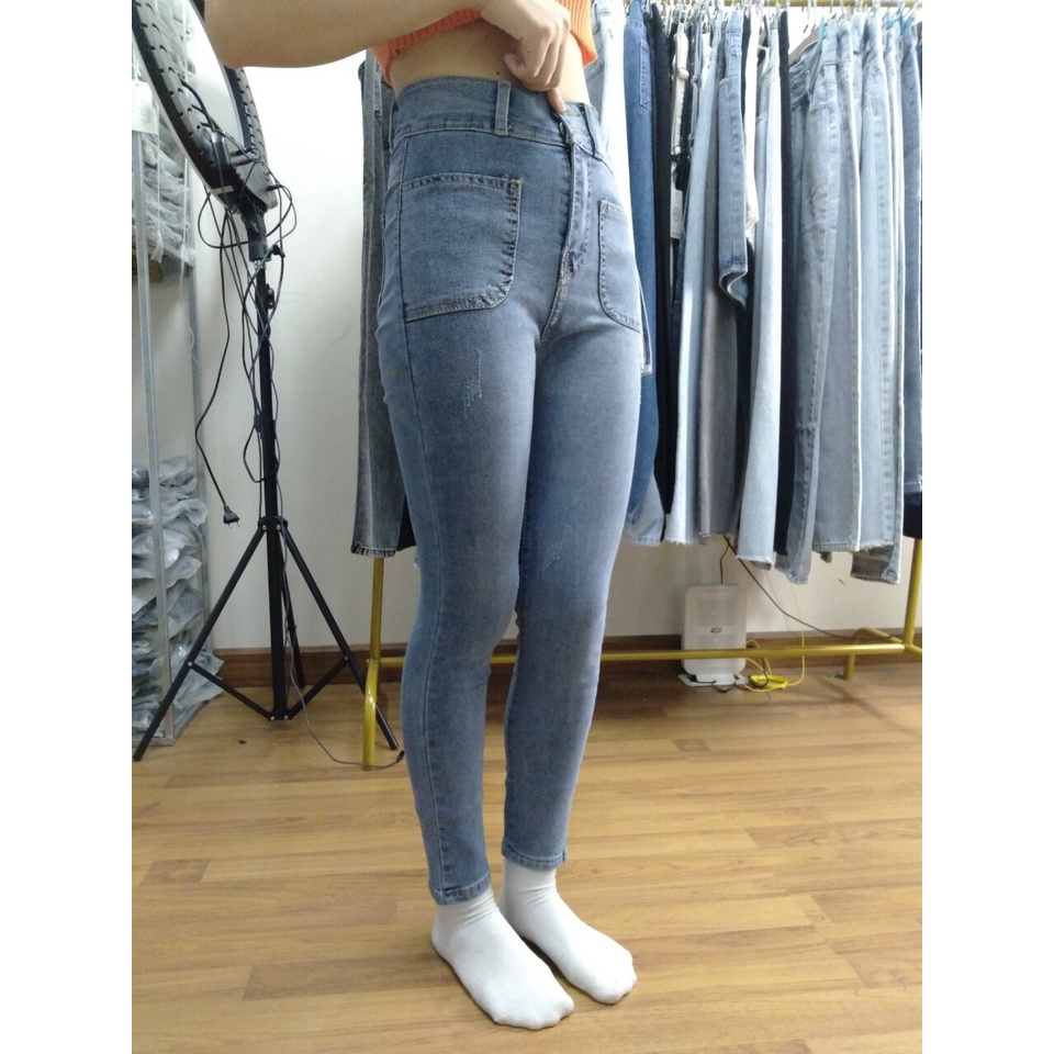 QUẦN JEAN ÔM BODDY LƯNG CAO MÃ 4014