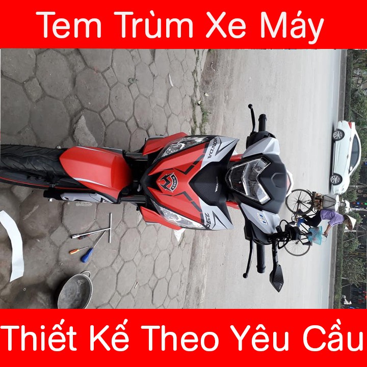 Tem Trùm Winner Trắng Đỏ Nhám Sọc